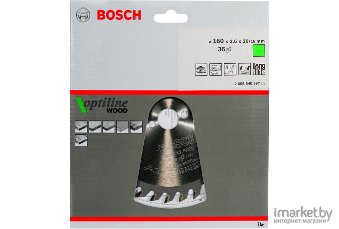 Диск пильный Bosch 2.608.640.597