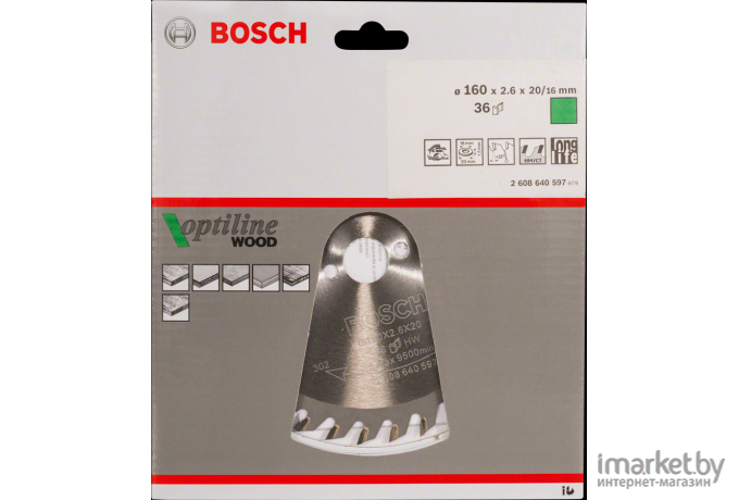 Диск пильный Bosch 2.608.640.597