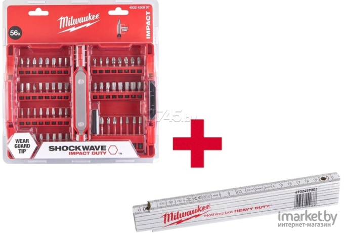 Набор оснастки Milwaukee Shockwave 4932430907