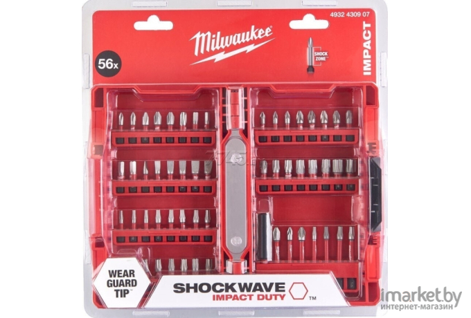 Набор оснастки Milwaukee Shockwave 4932430907