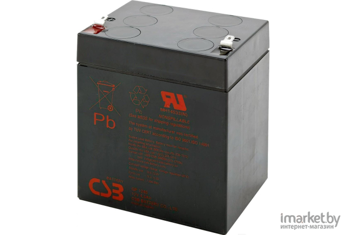 Аккумулятор для ИБП CSB GP 1245 F1 16W 12V/4.5Ah