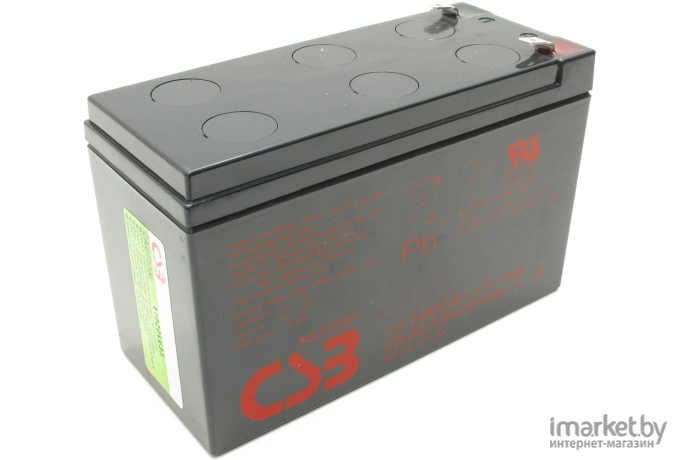 Батарея для ИБП CSB HRL UPS 12360 6 F2F1 Slim (12V/7.5A)