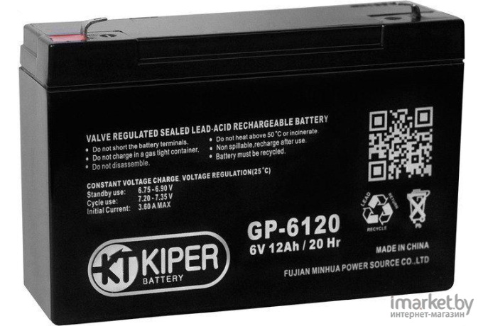 Батарея для ИБП Kiper GP-6120 (6V/12Ah)