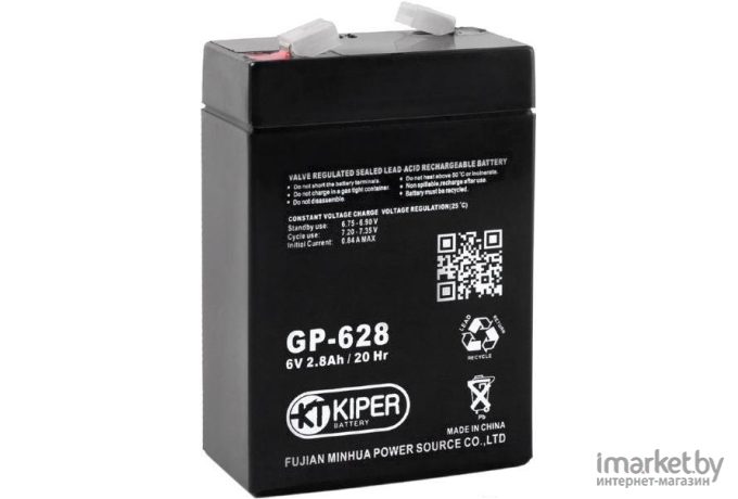 Батарея для ИБП Kiper GP-628 (6V/2.8Ah)