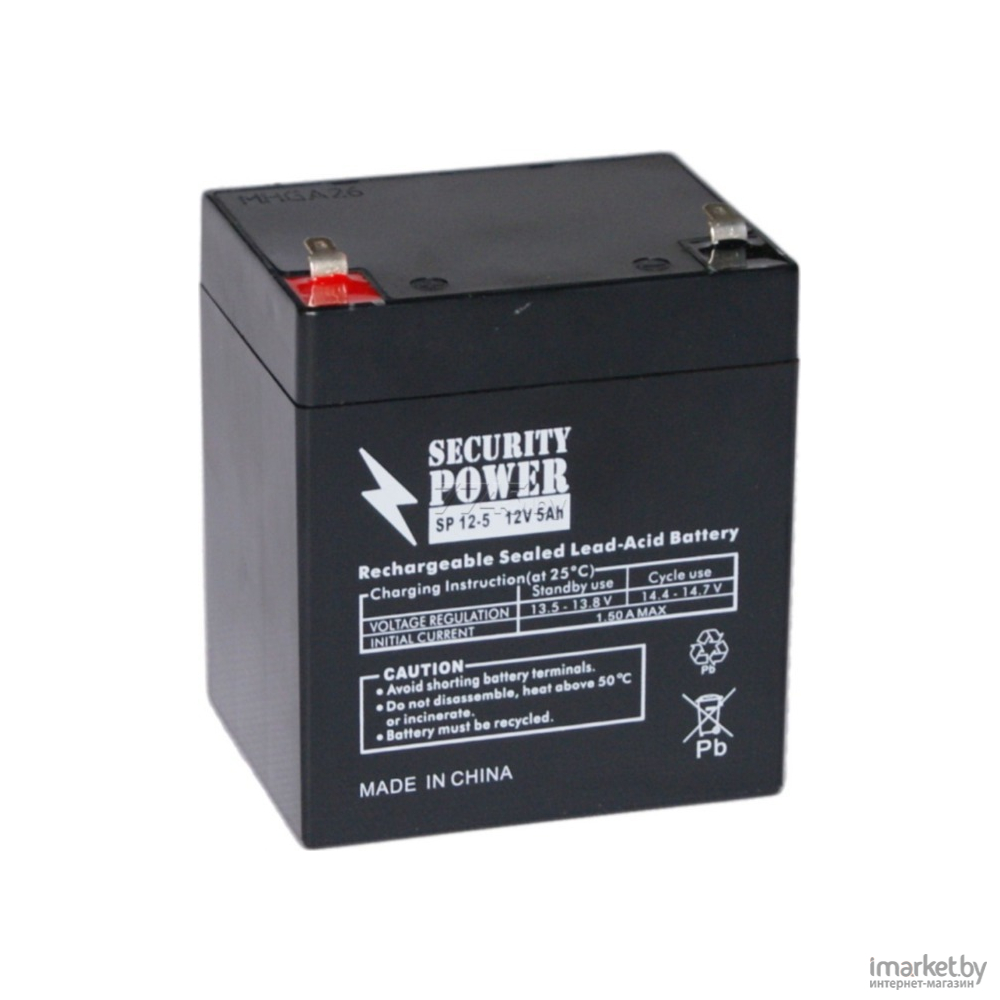 Купить Аккумулятор для ИБП Security Power SP 12-5 12V/5Ah в Могилеве, цена