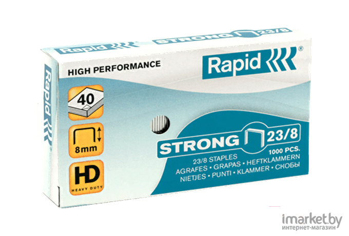 Скобы для степлера Rapid Strong 23/8 1M / 24869800