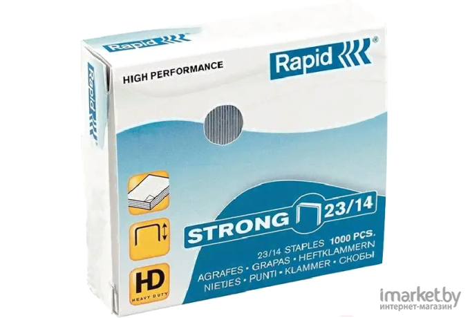 Скобы для степлера Rapid Strong 23/14 1M / 24870100