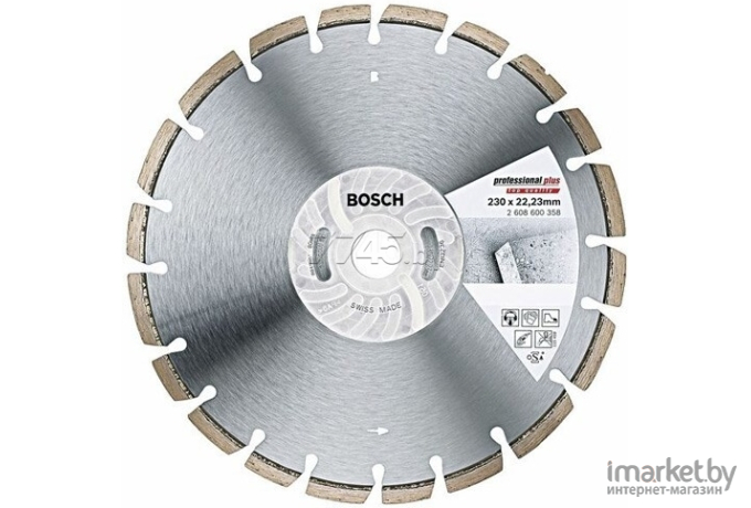 Диск алмазный отрезной Bosch 230 мм DIY 2609256409