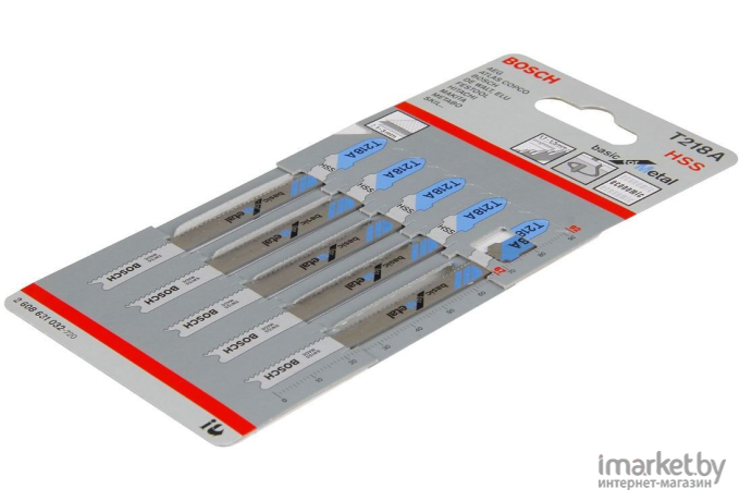 Набор пильных полотен Bosch T218A Basic for Metal 5шт (2.608.631.032)