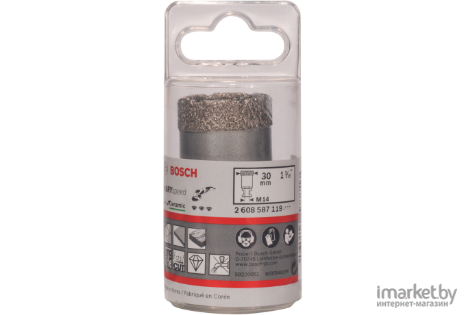 Алмазная коронка Bosch 2.608.587.119