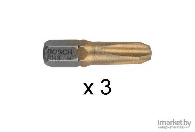 Бита Bosch Max Grip 25мм PH3 (-3-) [2.607.001.548]