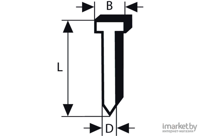 Гвозди для степлера Bosch 2.608.200.028