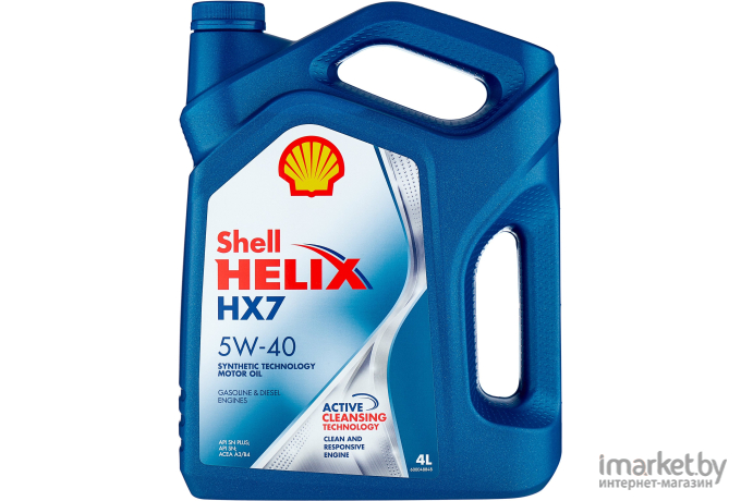 Моторное масло Shell Helix HX7 5W40 / 550046366 (4л)