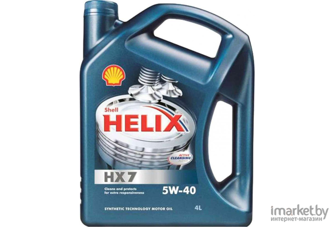 Моторное масло Shell Helix HX7 5W40 / 550046366 (4л)