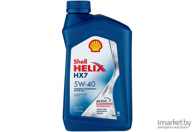 Моторное масло Shell Helix HX7 5W40 / 550046366 (4л)