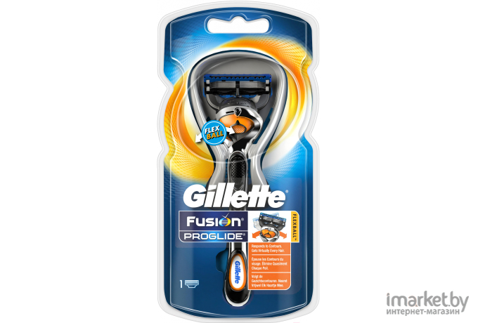 Бритвенный станок Gillette Fusion ProGlide Flexball+1 кассета