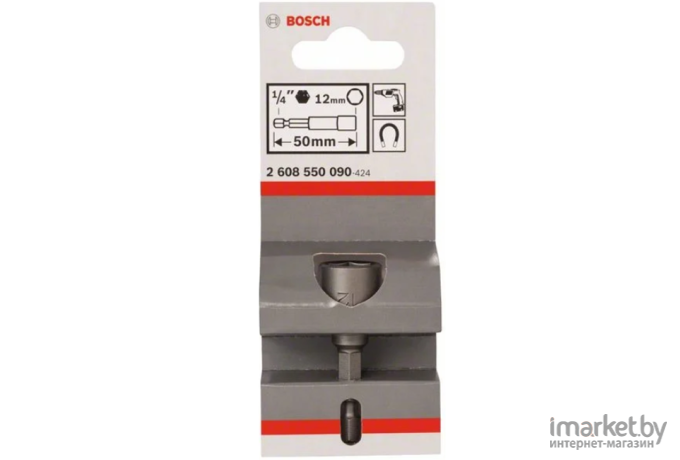 Головка Bosch 12 Х 50ММ 6-ГР МАГНИТ [2.608.550.090]