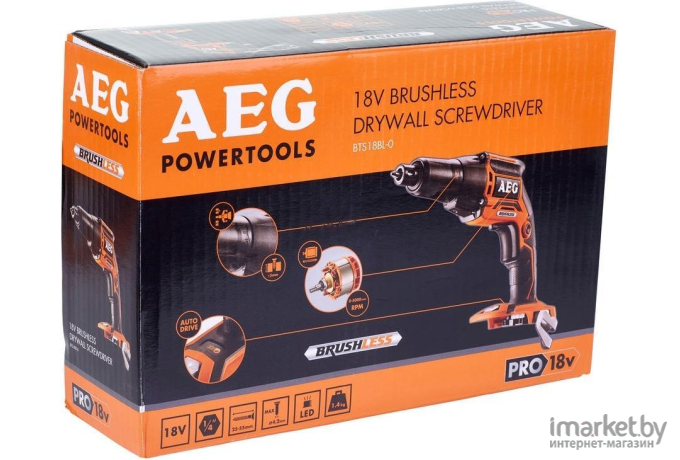 Шуруповерт AEG Powertools BTS 18 BL-0 без батареи [4935459620]