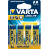 Батарейка, аккумулятор, зарядное Varta Longlife AA Bli 4 CIS