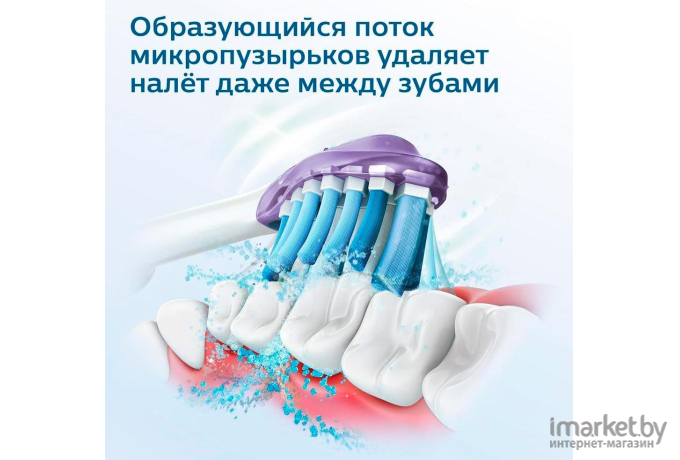 Электрическая зубная щетка Philips HX6212/87 голубой