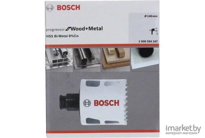 Коронка Bosch Progressor 140мм [2.608.594.247]