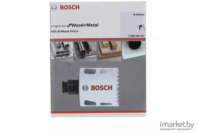 Коронка Bosch Progressor 140мм [2.608.594.247]