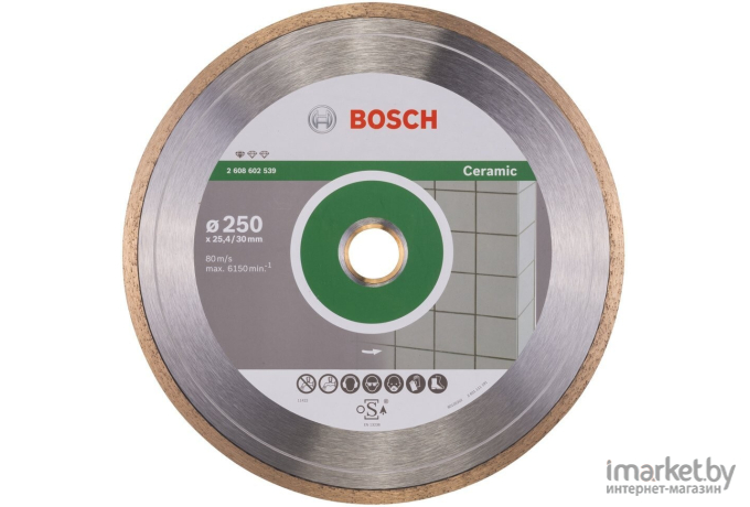 Круг лепестковый Bosch 125мм K40 Inox 2608607638