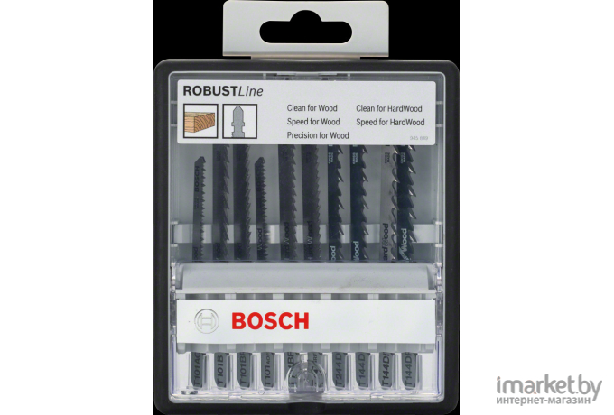 Набор пилок для лобзика Bosch 2607010540