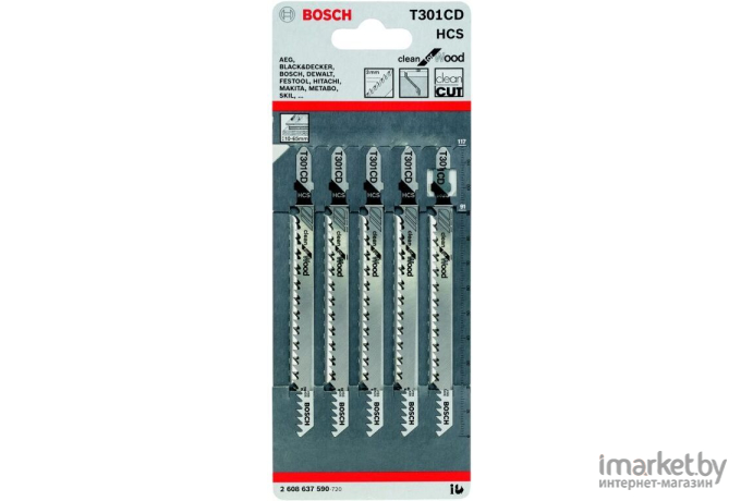 Пилки для лобзика Bosch 2.608.637.590