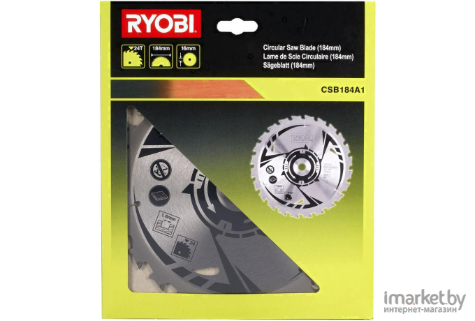 Диск пильный Ryobi CSB184A1D1 (5132003615)