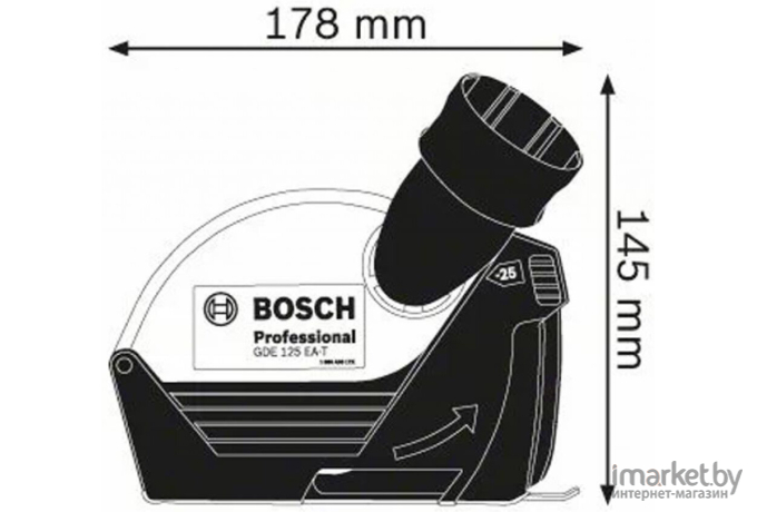 Насадка для электроинструмента Bosch GDE 125 EA-T Professional (1.600.A00.3DJ)