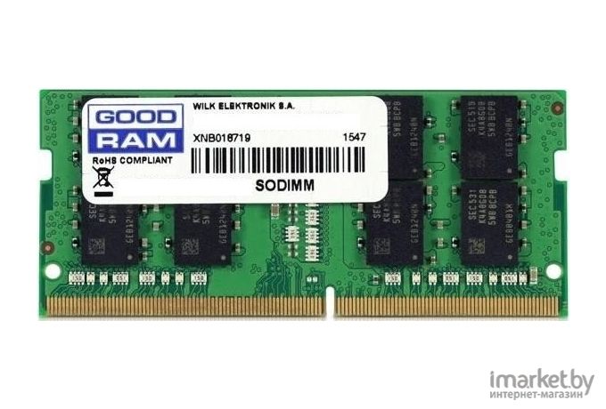 Оперативная память DDR4 Goodram GR2666S464L19S/4G