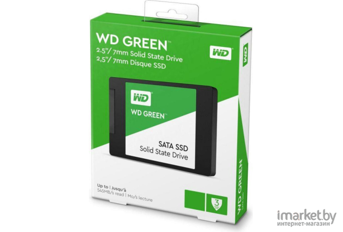 SSD диск Western Digital Green 480GB (WDS480G2G0A)