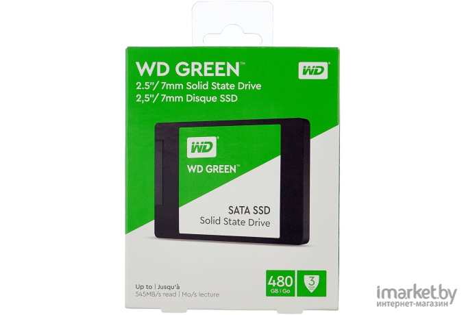 SSD диск Western Digital Green 480GB (WDS480G2G0A)