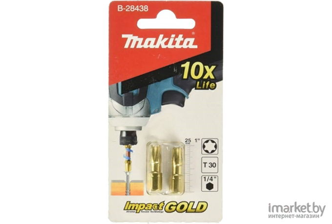 Насадка для электроинструмента Makita Impact Gold Torsion T30 25мм C-form [B-28438]