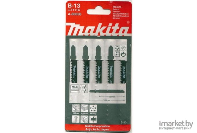 Пилка для лобзика Makita B-13 [A-85656]