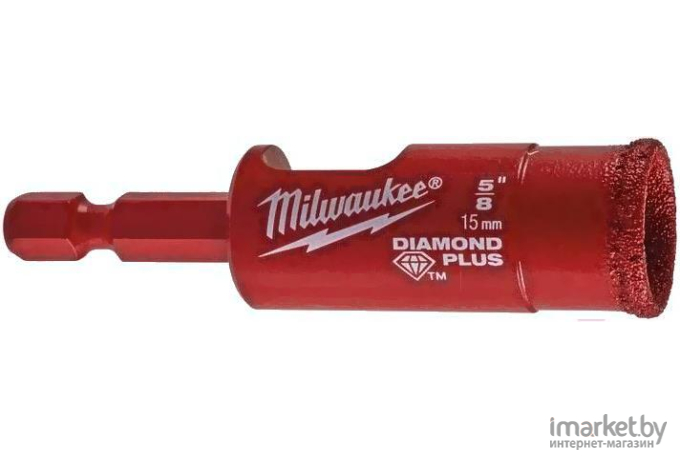 Алмазная коронка Milwaukee Diamond Plus 15 мм [49560513]