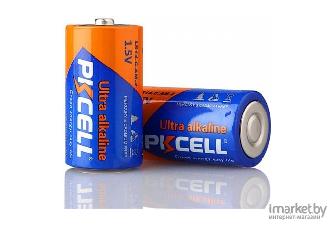 Батарейка PKCELL LR14-2B  2 шт