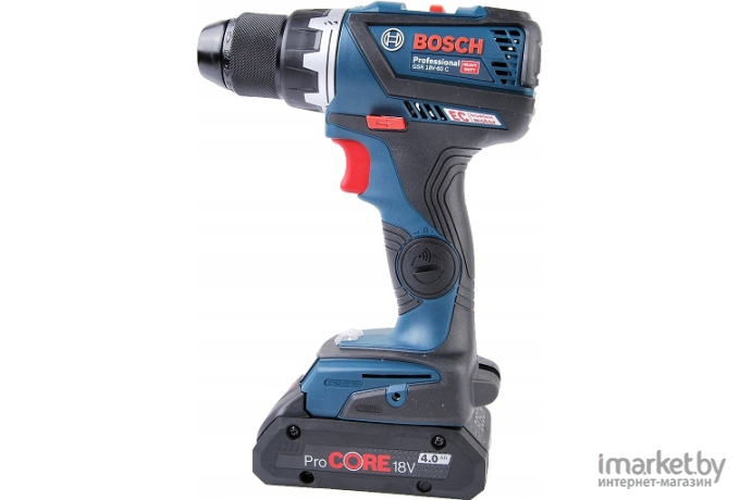 Дрель-шуруповерт Bosch GSR 18V-60 C Professional с 2-мя АКБ, кейс (06019G1100)