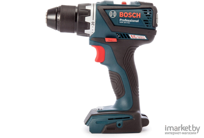 Дрель-шуруповерт Bosch GSR 18V-60 C Professional с 2-мя АКБ, кейс (06019G1100)