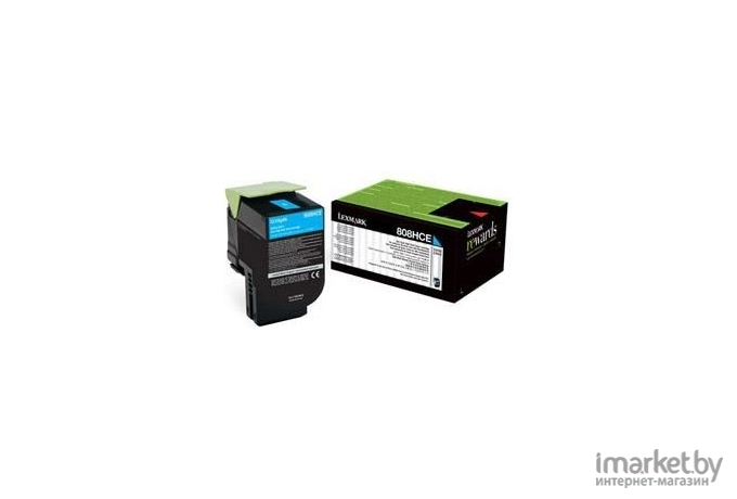 Картридж для принтера (МФУ) Lexmark 80C8HCE голубой