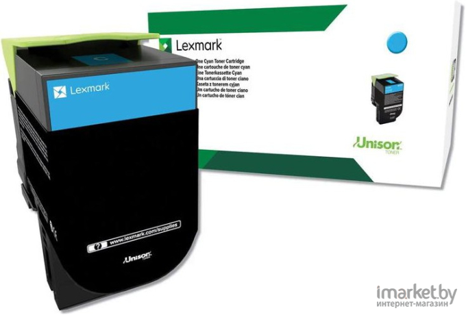 Картридж для принтера (МФУ) Lexmark 80C8HCE голубой