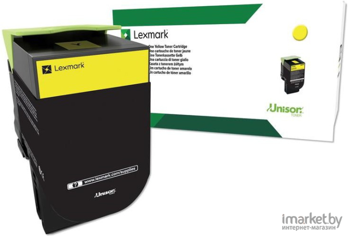 Картридж для принтера (МФУ) Lexmark 80C8HYE жёлтым