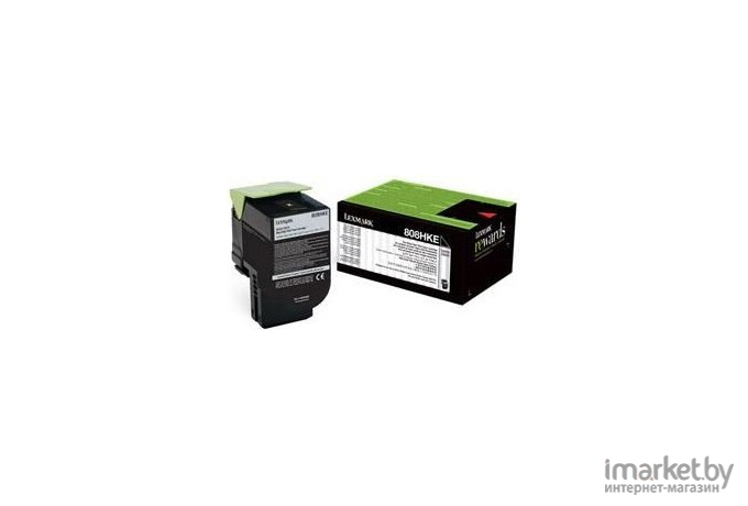 Картридж для принтера (МФУ) Lexmark 80C8HKE чёрный