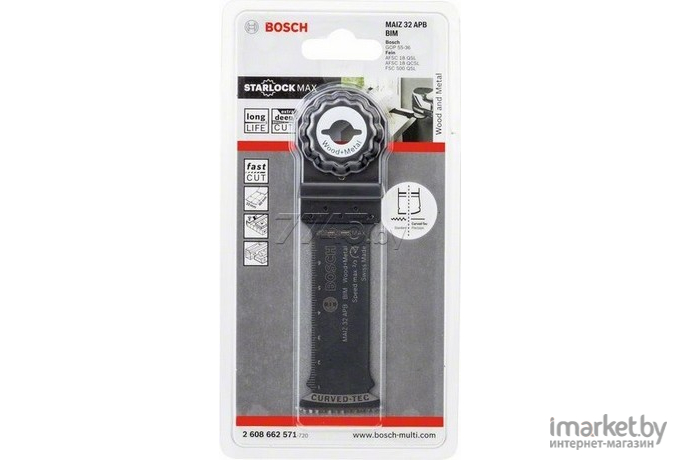 Полотно для пилы Bosch Bim paiz 32 APB Wood and Metal [2609256D54]