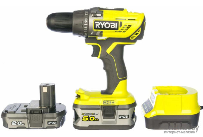 Дрель-шуруповерт RYOBI R18DD3-252S [5133003353]