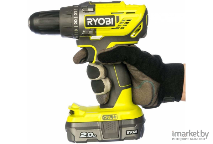 Аккумуляторная дрель-шуруповерт Ryobi ONE+ R18DD3-120S