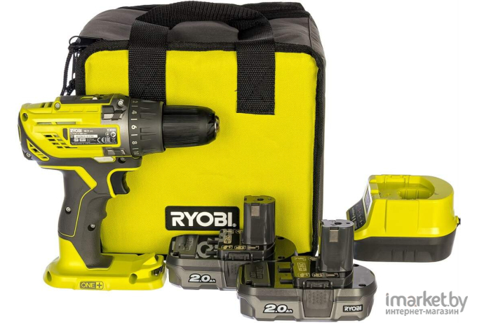 Аккумуляторная дрель-шуруповерт Ryobi R18DD3-220S 5133003348