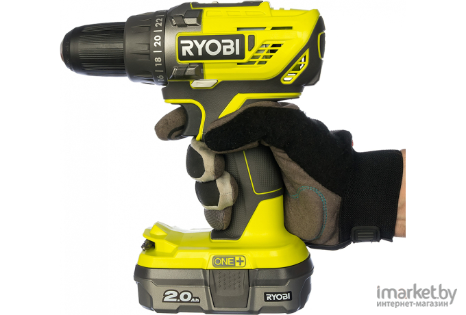 Аккумуляторная дрель-шуруповерт Ryobi R18DD3-220S 5133003348