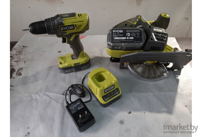 Аккумуляторная дрель-шуруповерт Ryobi R18DD3-220S 5133003348